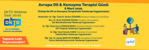  Türkiye'de Dil ve Konuşma Terapisinde Teleterapi Uygulamaları Webinarı